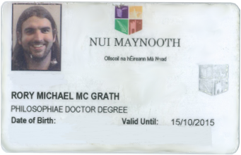 student id card for Galway
